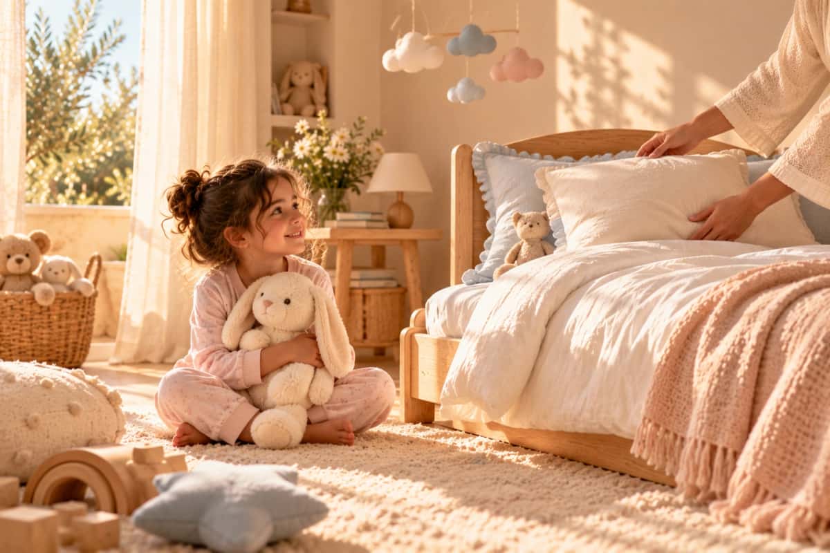 Une chambre d’enfant pastel