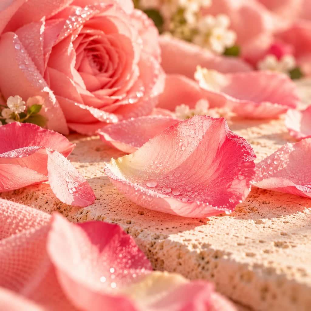 Éclat de Rire — Pétales de rose