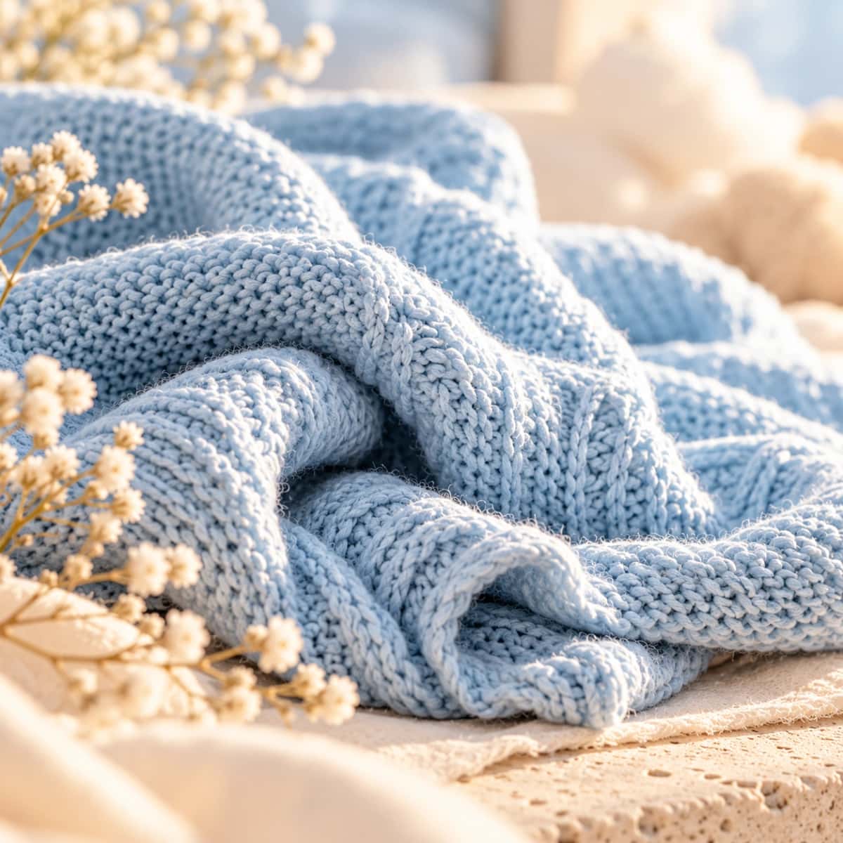 Nuage de Câlin — Couverture bleu ciel