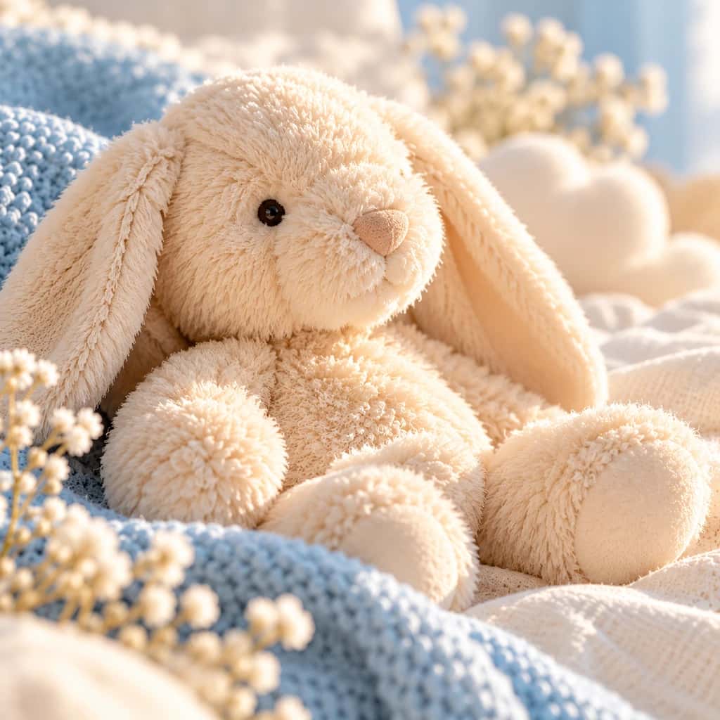 Nuage de Câlin — Peluche crème