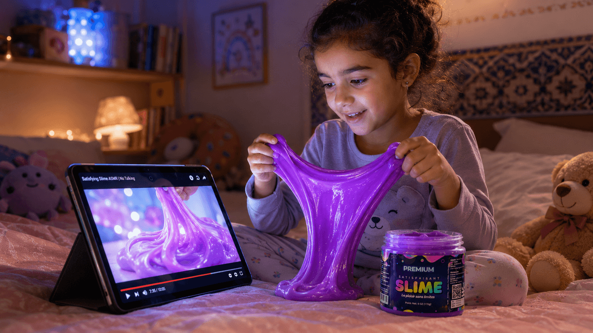 Slime ASMR : Pourquoi les Enfants en Sont Accros (et C'est Normal !)