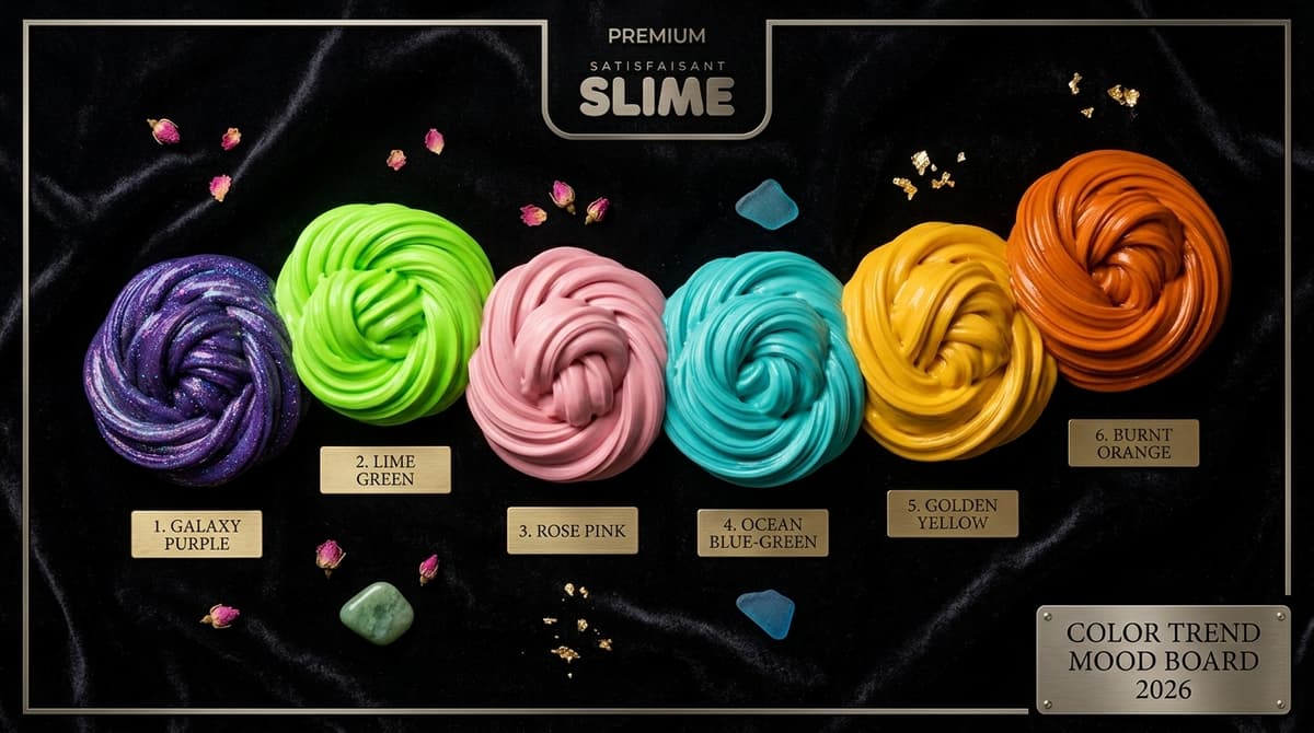 Les Couleurs de Slime Tendance en 2026 : Lesquelles Choisir ?